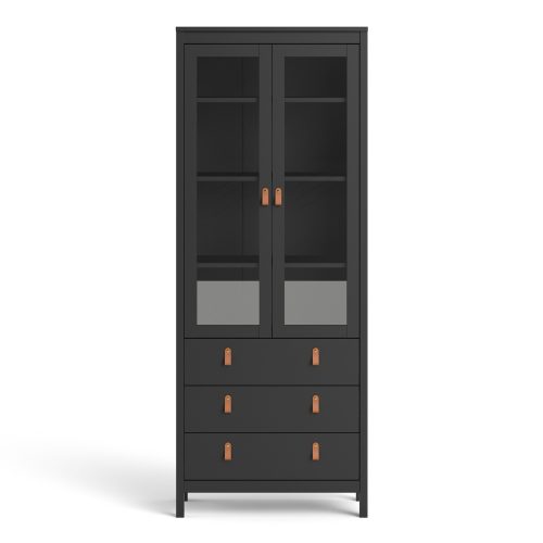 Loft display Cabinet - Black - Image 3