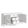 Loft white large sideboard - Image 4