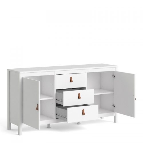 Loft white large sideboard - Image 4