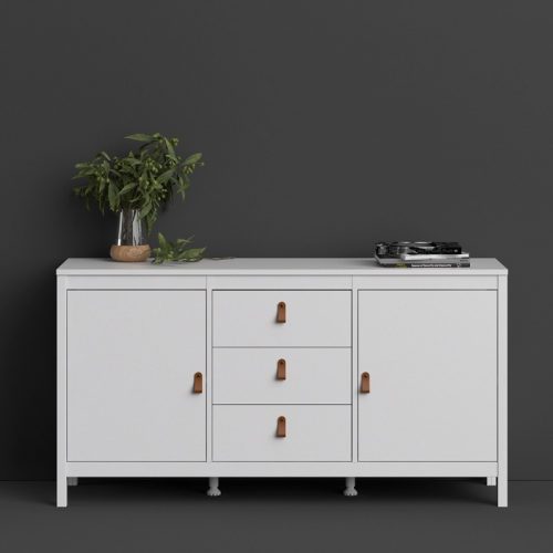 Loft white large sideboard - Image 3