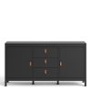 Loft black large sideboard - Image 4