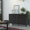 Loft black large sideboard - Image 2