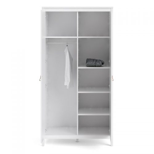 Loft two door wardrobe - White - Image 4