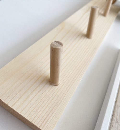 Scandi natural peg hooks - Image 3