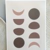Moon phases print