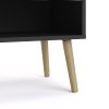 Nordic Bedside Table - Black with Oak drawer - Image 5