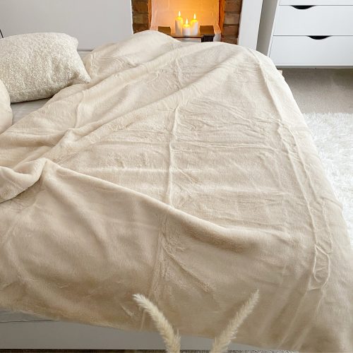 Luxury super soft taupe cushion - Image 3