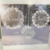 Festive wreath window stickers - Image 2