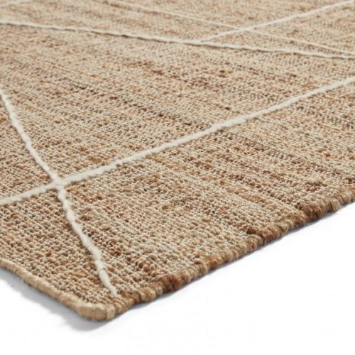 Jute rug with geometric pattern - 2 size options - Image 4