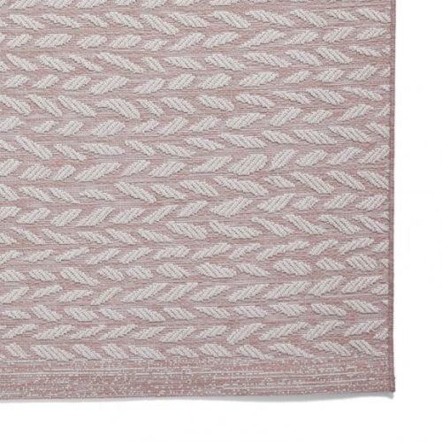 St Austell outdoor rug - Rose & Cream - Image 4