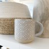 Waves stoneware mug - Image 3