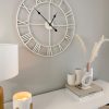 White skeleton wall clock - 2 sizes - Image 6