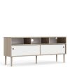 Fika TV unit - Jackson Hickory Oak & Matt White