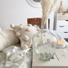 Large glass bottle vase