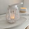 White lantern with handle