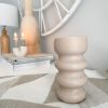 Speckled finish curve vase