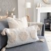 Moon phases tassel cushion cover