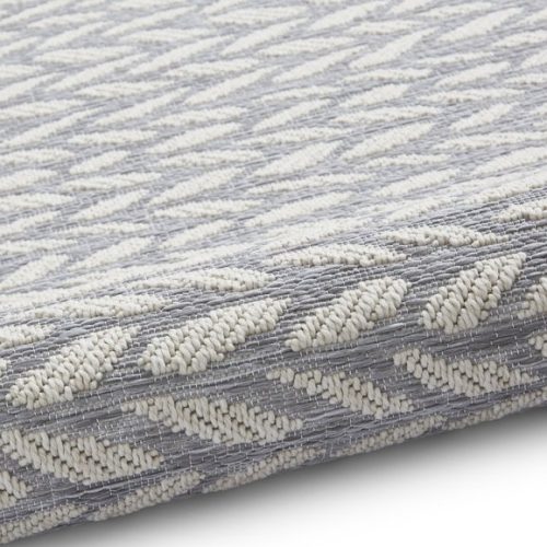 St Austell outdoor rug -Grey & Cream - Image 4