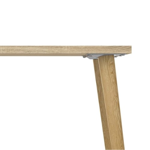 Nordic corner desk - White & Oak - Image 5