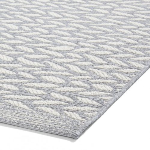 St Austell outdoor rug -Grey & Cream - Image 3