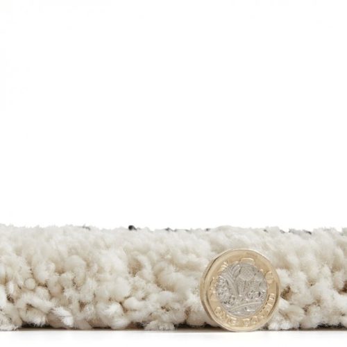 Nomad white & black diamond rug - 2 Sizes - Image 4