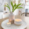 Decorative large white tray