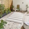 Padstow outdoor rug - beige & cream - 3 sizes available