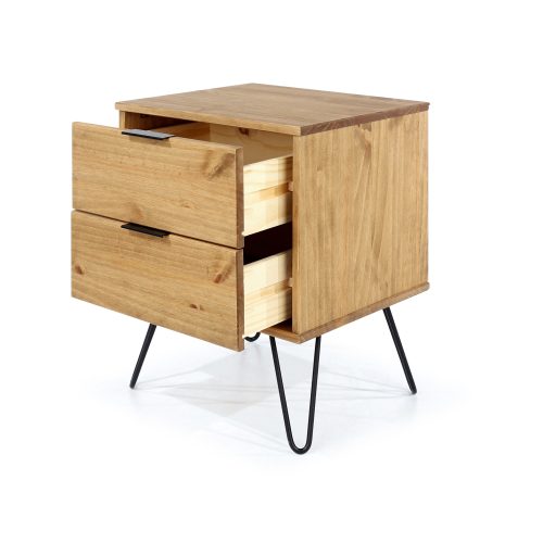 Helsinki bedside table- 2 drawers - Image 3