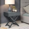 Cross leg Bedside table - 3 Colour options - Image 7