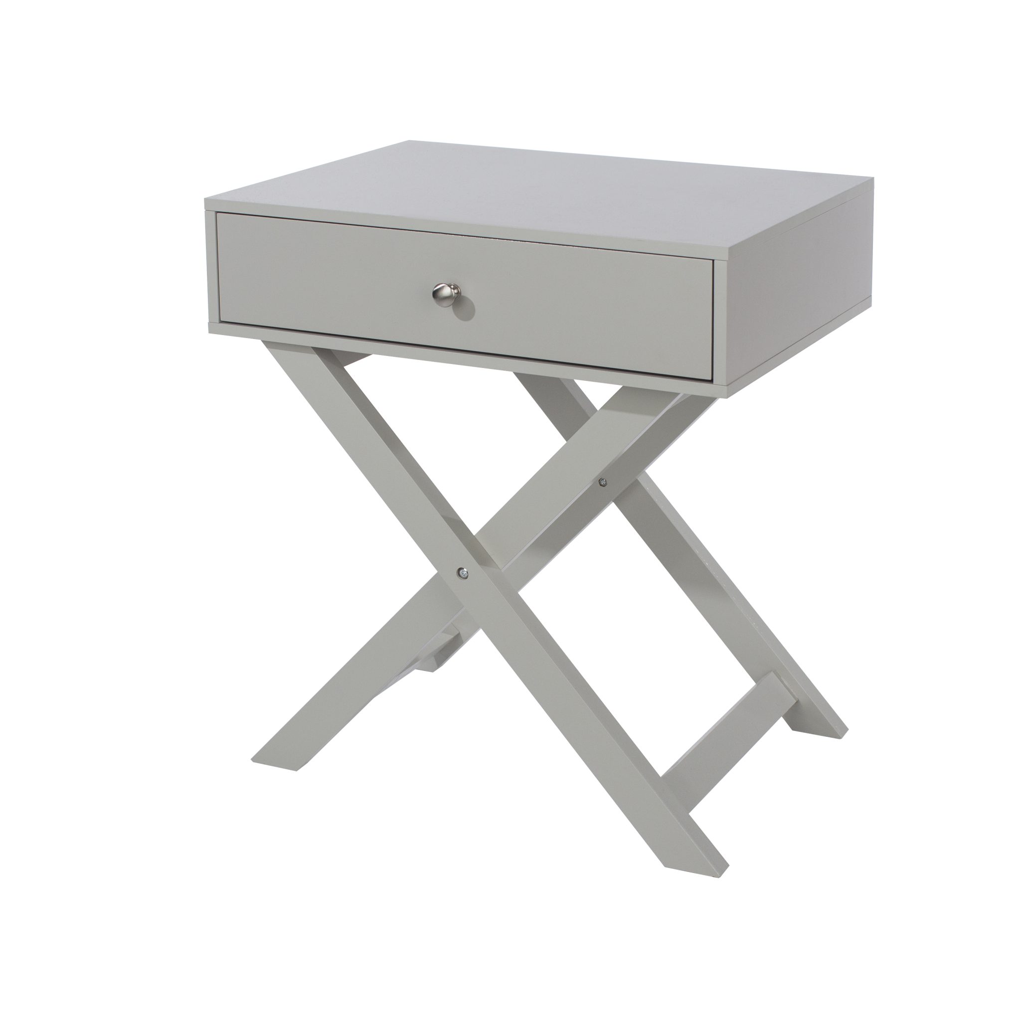 Cross leg Bedside table 3 Colour options Perfectly Lovely Interiors