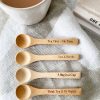 Wooden 'tea' spoon
