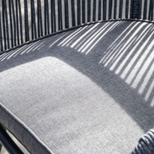 Totnes Charcoal 2 Seater Bistro Set - Image 4