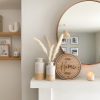 Wooden engraved round home plaque - Image 2