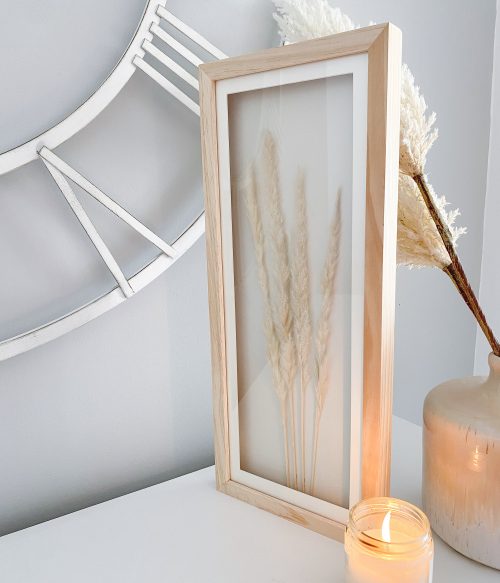 Dried pampas framed print - Style 2