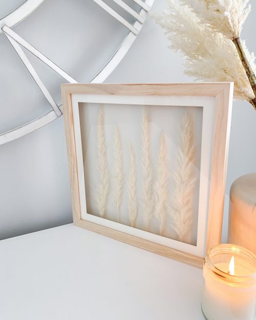 Dried pampas framed print - Style 1 - Image 2