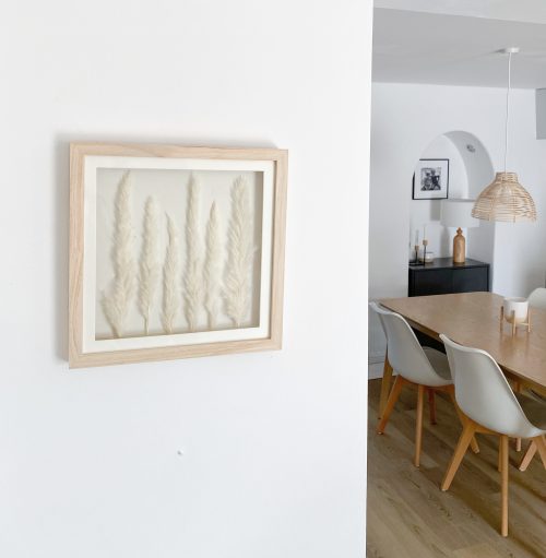 Dried pampas framed print - Style 1