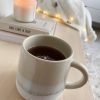 Oatmeal tonal stoneware mug - Image 2