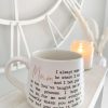 Sentimental wording mug 'Mum'