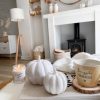 Large white ceramic pumpkin - Image 2
