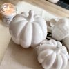 Large white ceramic pumpkin - Image 4