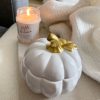 Pumpkin storage jar with gold decoration - Image 3