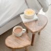 Pair of wooden heart tables/stools - Image 7