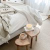 Pair of wooden heart tables/stools - Image 3