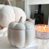 Large lidded pumpkin jar