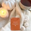 Hello pumpkin hanging plaque