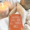 Pumpkin spice hanging plaque - Image 2