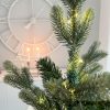 Faux Christmas tree with LED lights in silver pot - Image 2