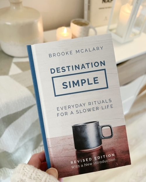 'Destination SIMPLE - Everyday rituals for a slower life' hardback book