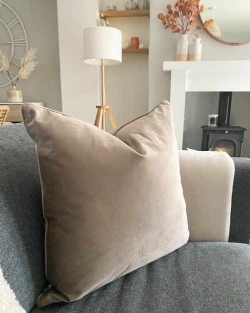 Luxury mink oversized cushion