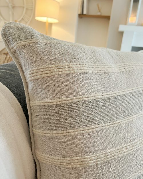 Oversized large stripe cushion - Image 2